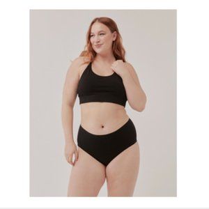 NWT Pact Women's Black Modern Racerback Bra XL